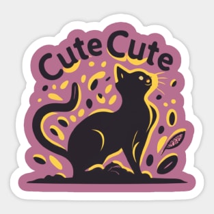 cute cat Sticker